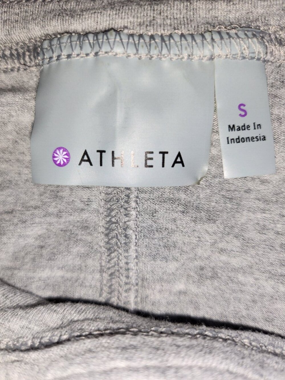 Athleta Heather Grey Asymmetric High Low Knit Skirt Drawstring Waist Athleisure - Picture 6 of 13